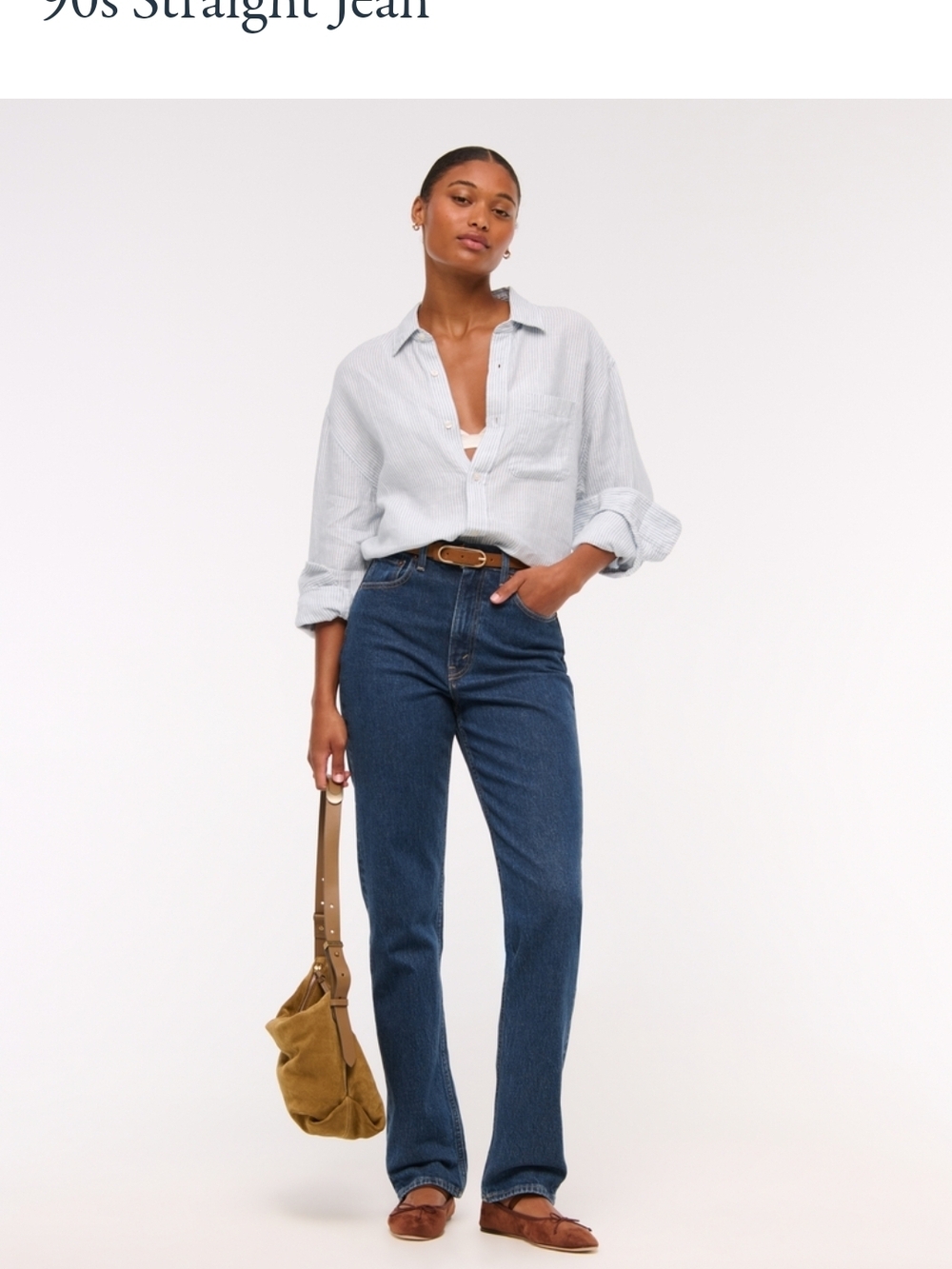 Abercrombie & Fitch Curve Love 90's Slim Straight Ultra High Rise Jeans 29 Short